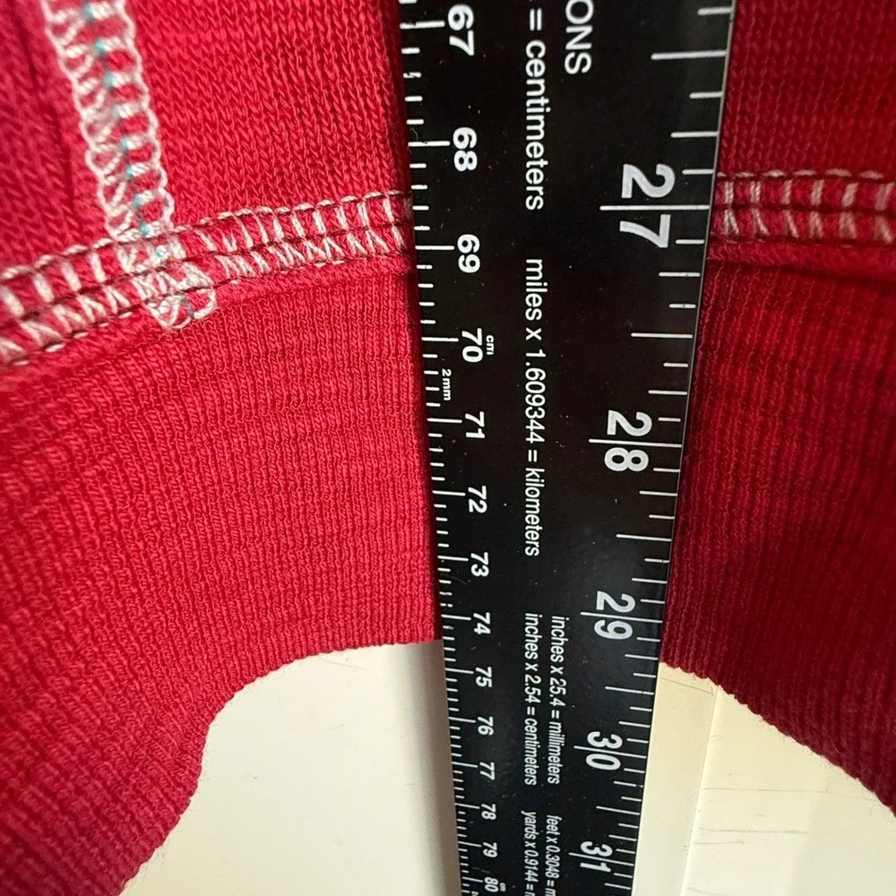 Tommy Bahama Mens XL Red Pima Cotton Tencel Blend Quarter Zip‎ Pullover Sweater